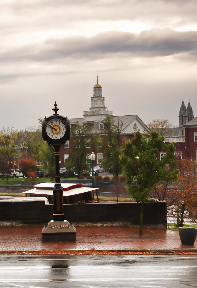 A photo of historic downtown Auburn, NY in Cayuga County